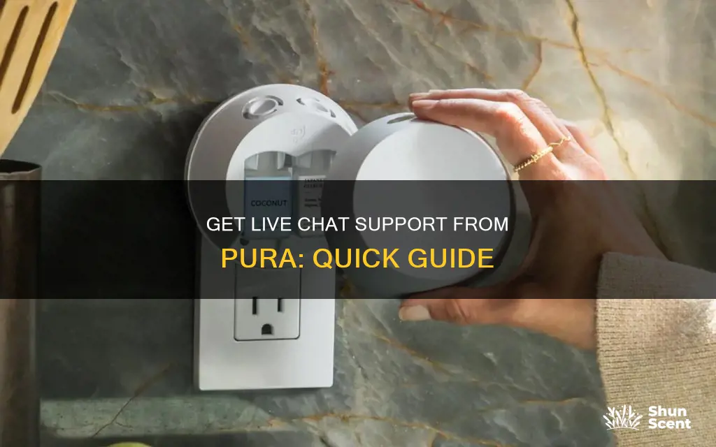 how do i contact pura customer service live chat