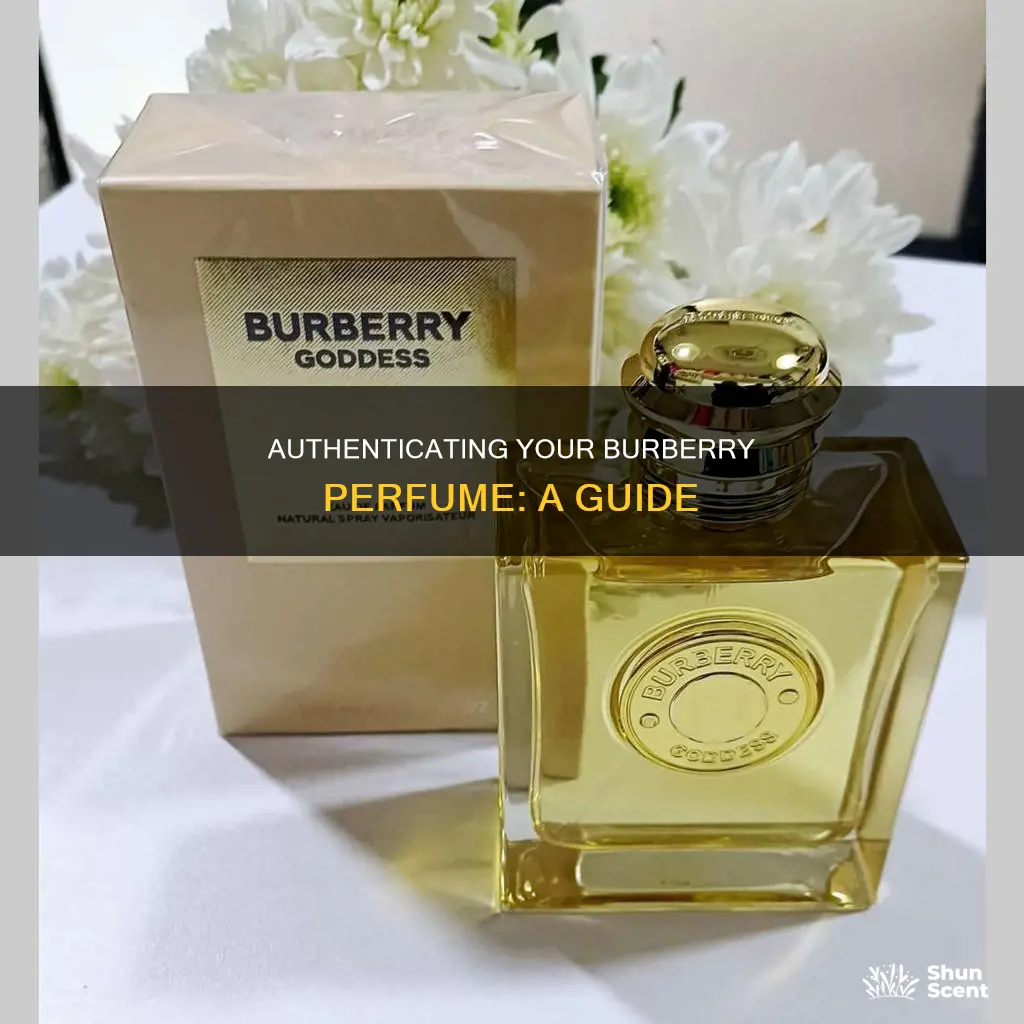 how do i know if my burberry perfume is real