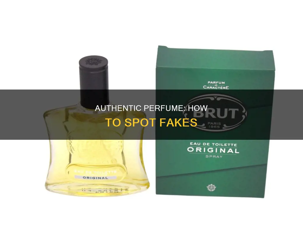 how do i know if perfume is authentic