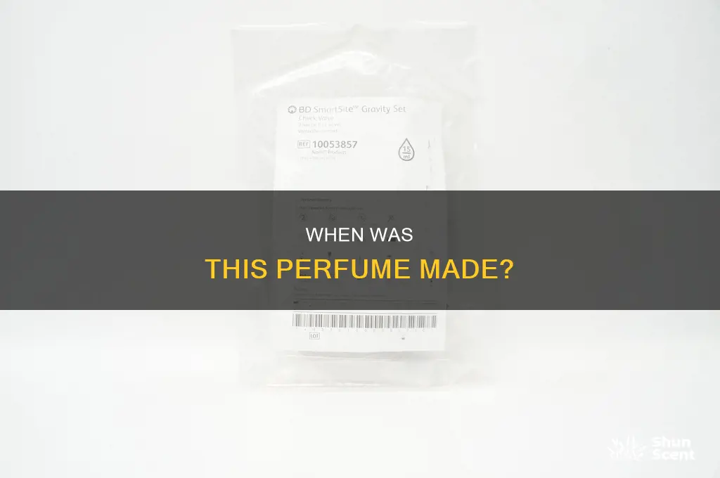 how do i know when perfume was made