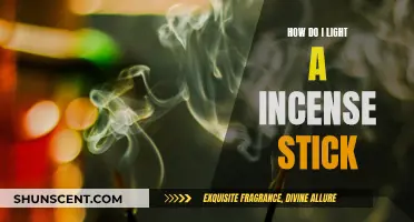 Lighting Incense: A Beginner's Guide to Incense Sticks