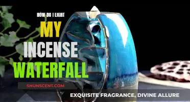 Lighting Incense Waterfalls: A Step-by-Step Guide