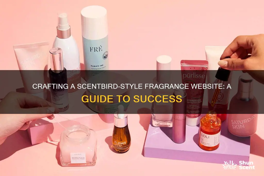 how do i make a fragrance site like scentbird