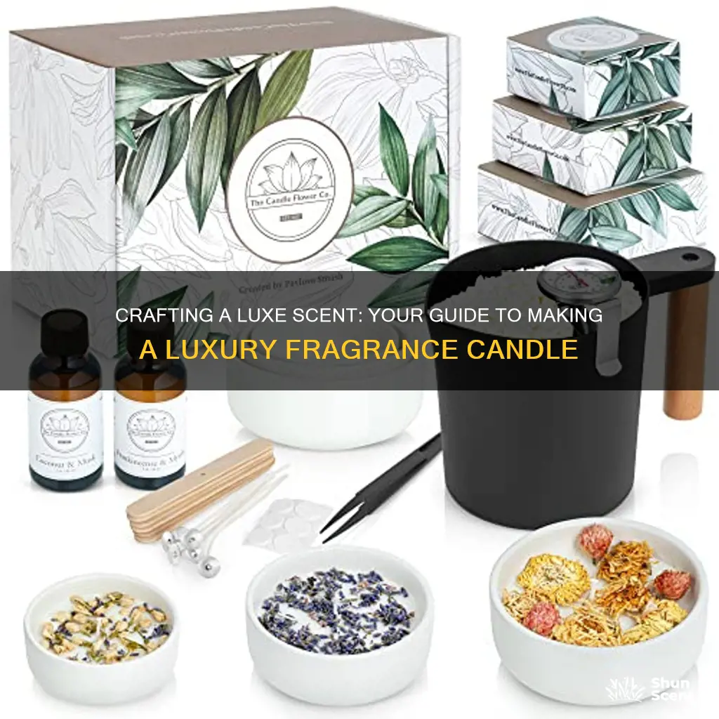 how do i make a luxury fragrances candle