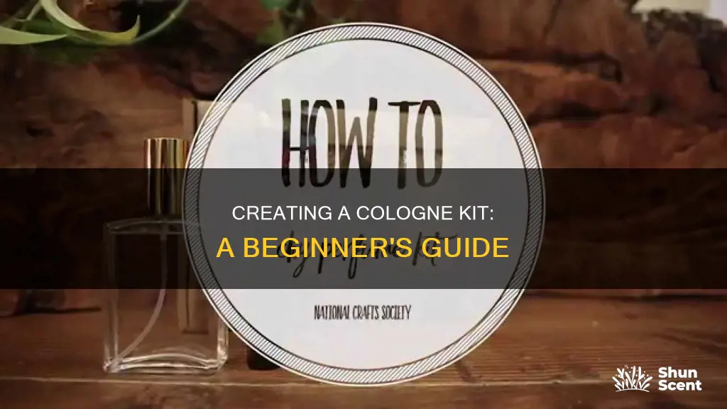 how do i make my own cologne kit