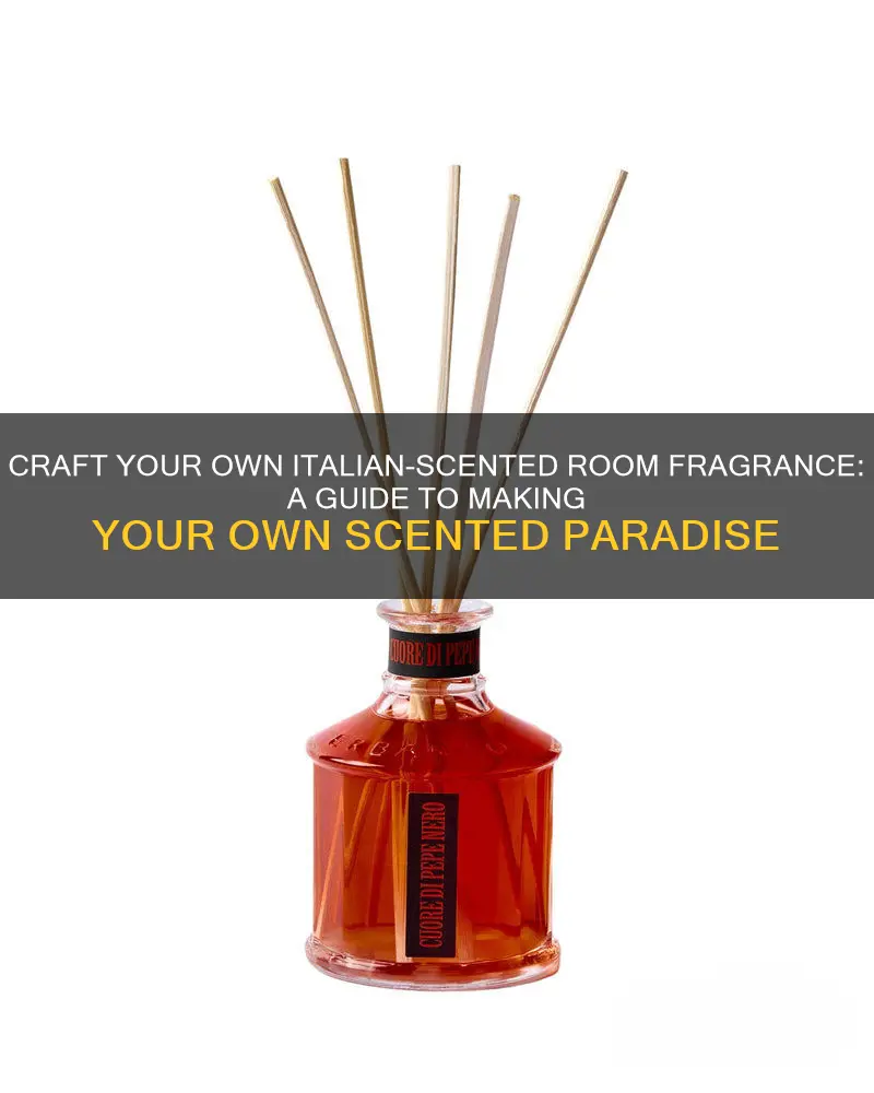 how do i make my own italian smell room fragrance