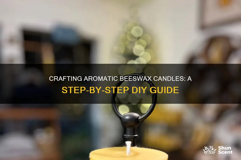 how do i make scented beeswax candles