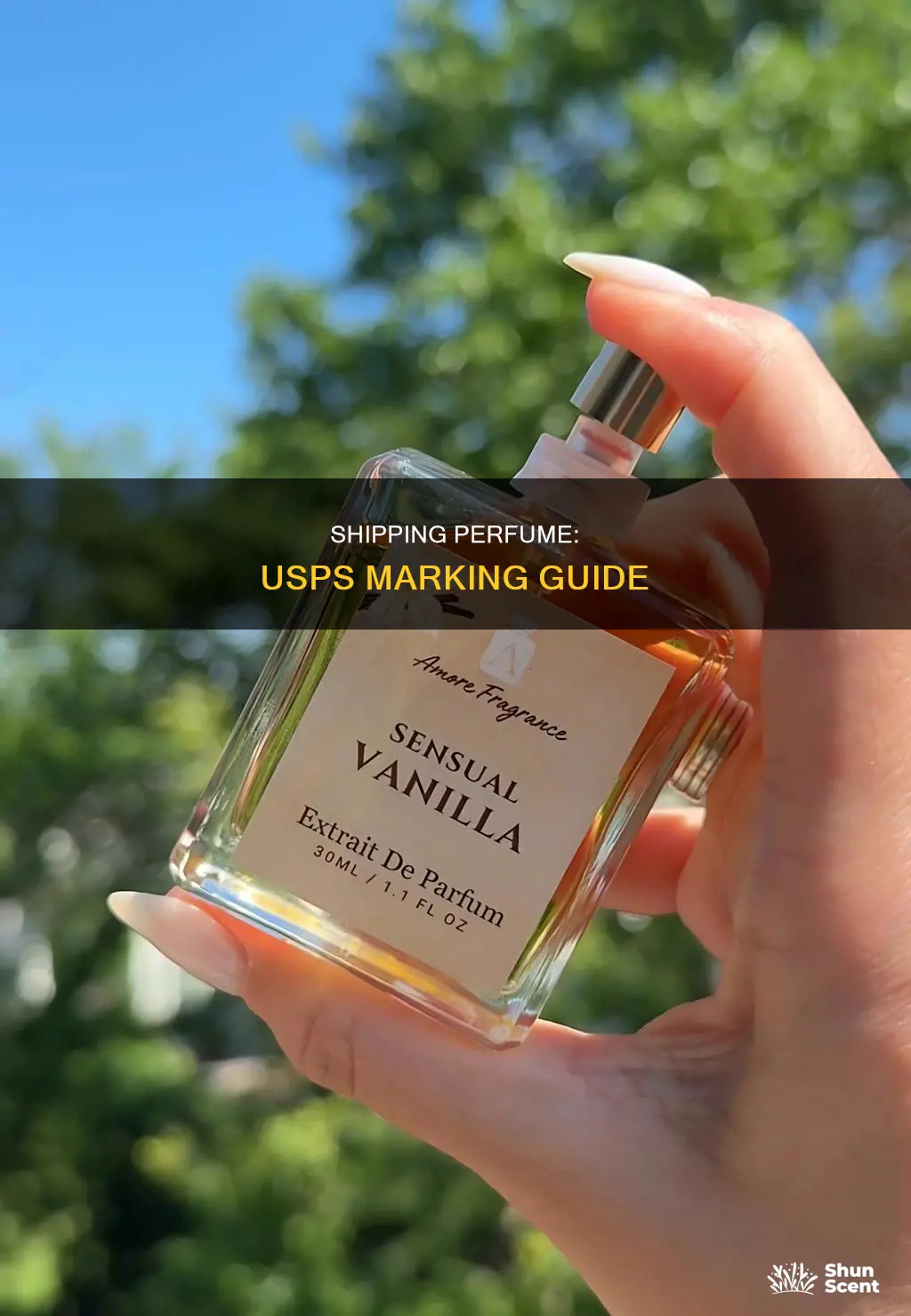 how do i mark perfume for usps