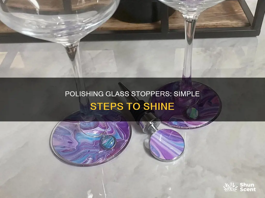 how do i polish a glass stopper from perfume bottle