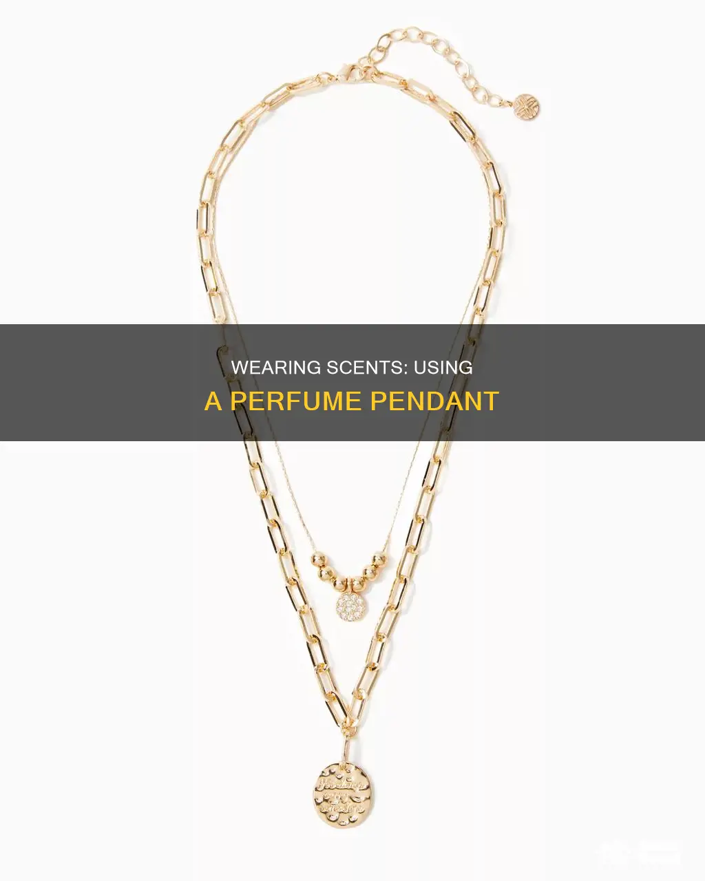 how do i use a perfume pendant