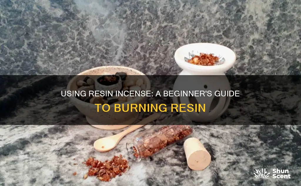 how do i use resin as incense