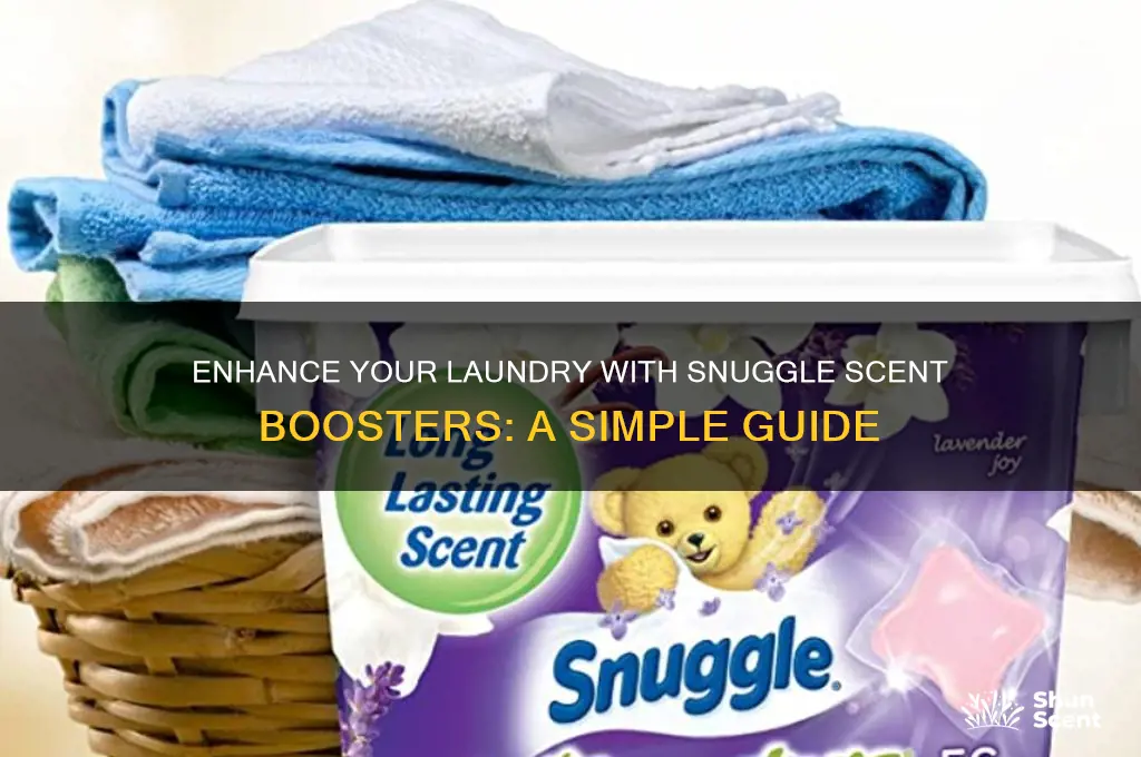 how do i use snuggle scent boosters