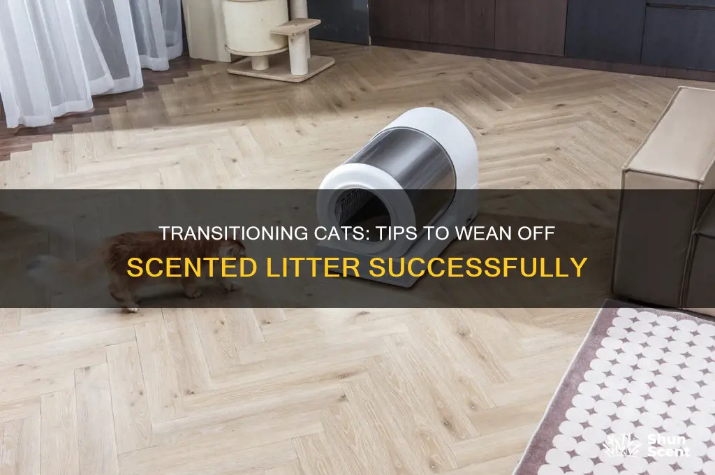how do i wean my cats off scented litter