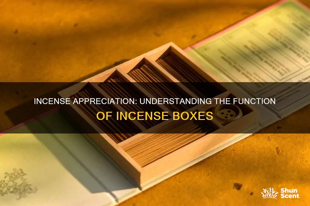how do incense boxes work