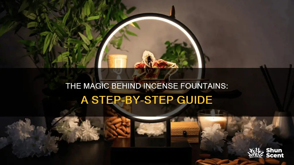 how do incense fountains work