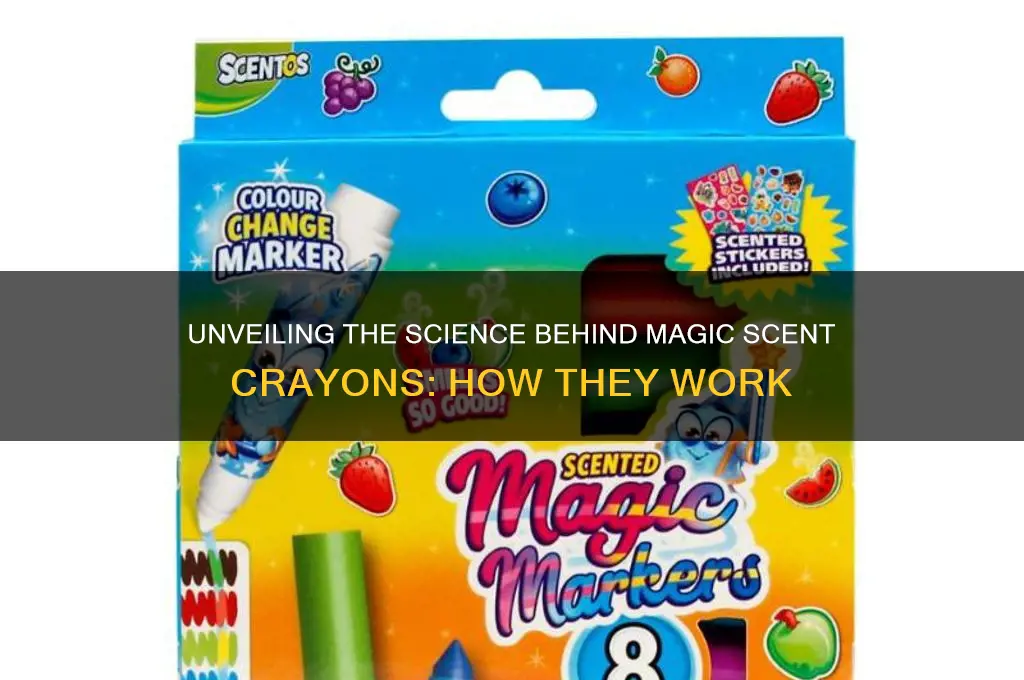 how do magic scent crayons work