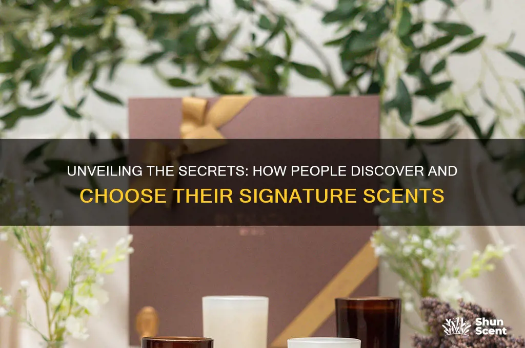 how do people get their scents