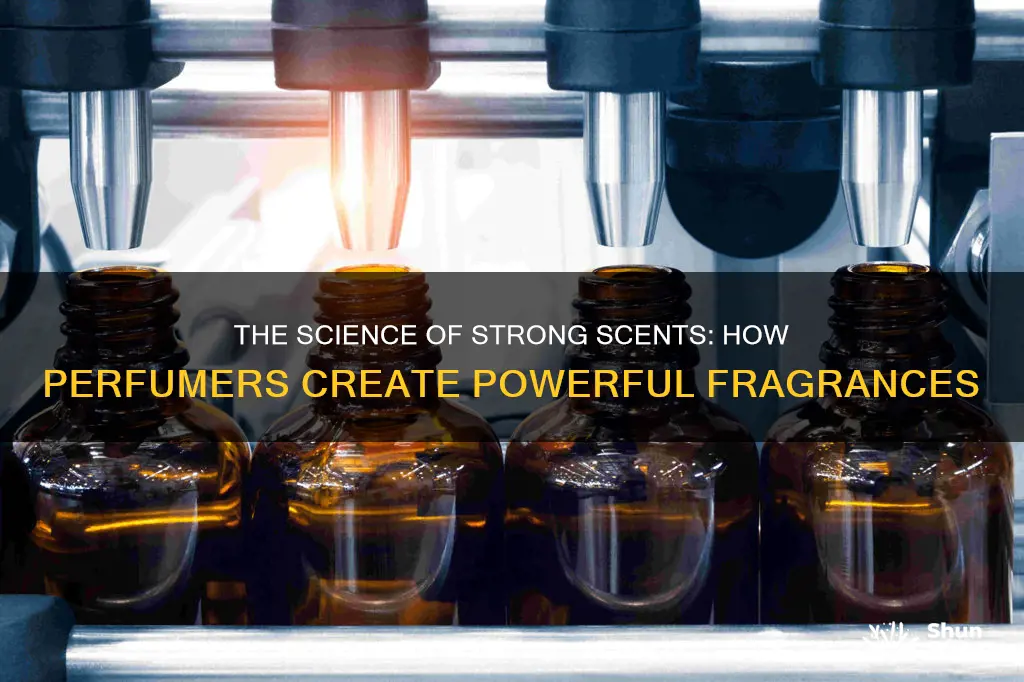 how do perfume makers make their perfume so strong