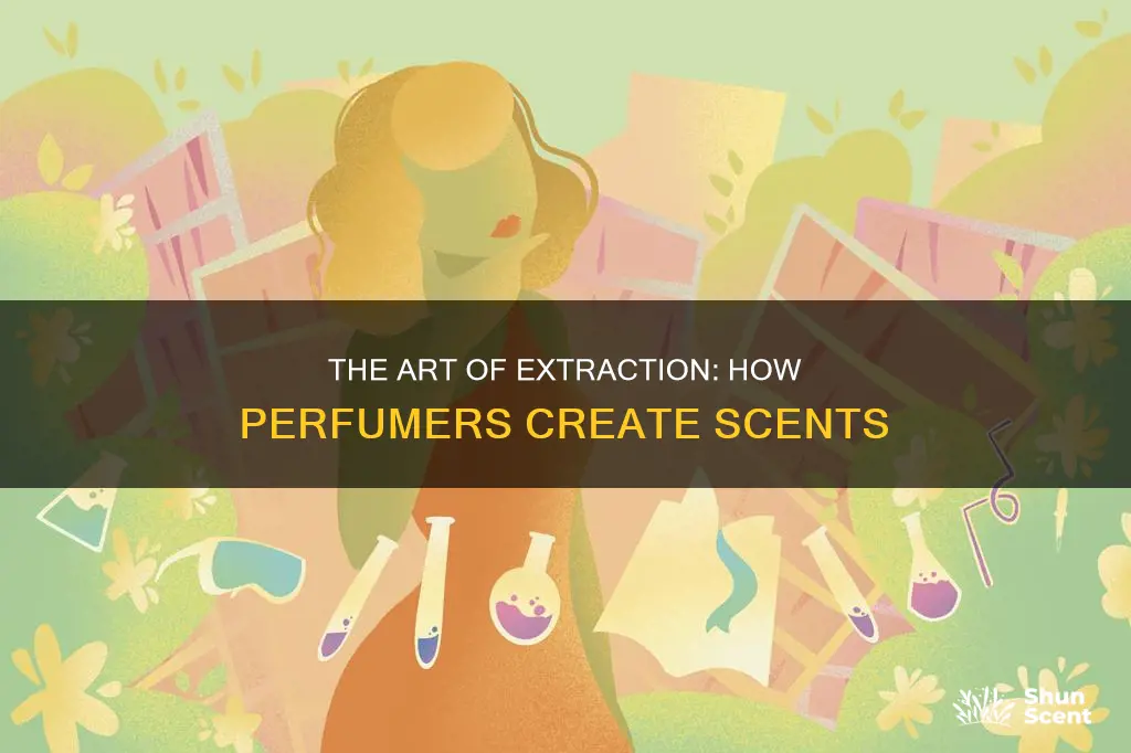 how do perfumers extract