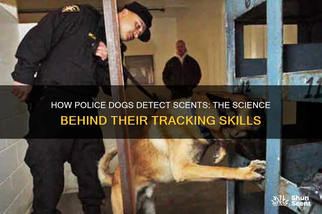 how do police dogs pick up a scent
