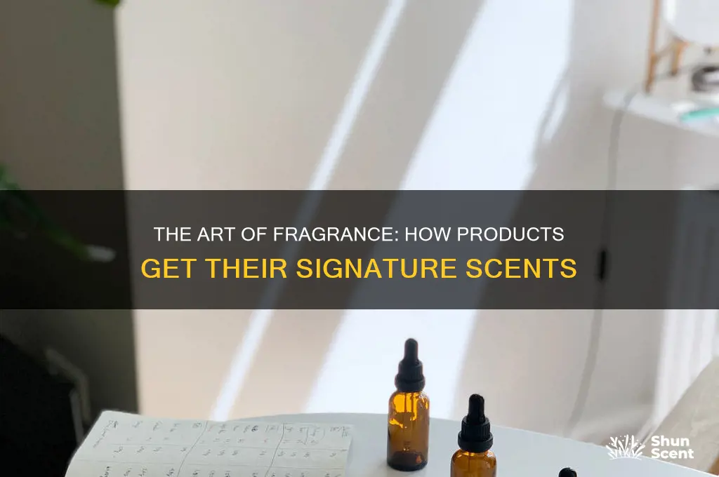 how do products become scented