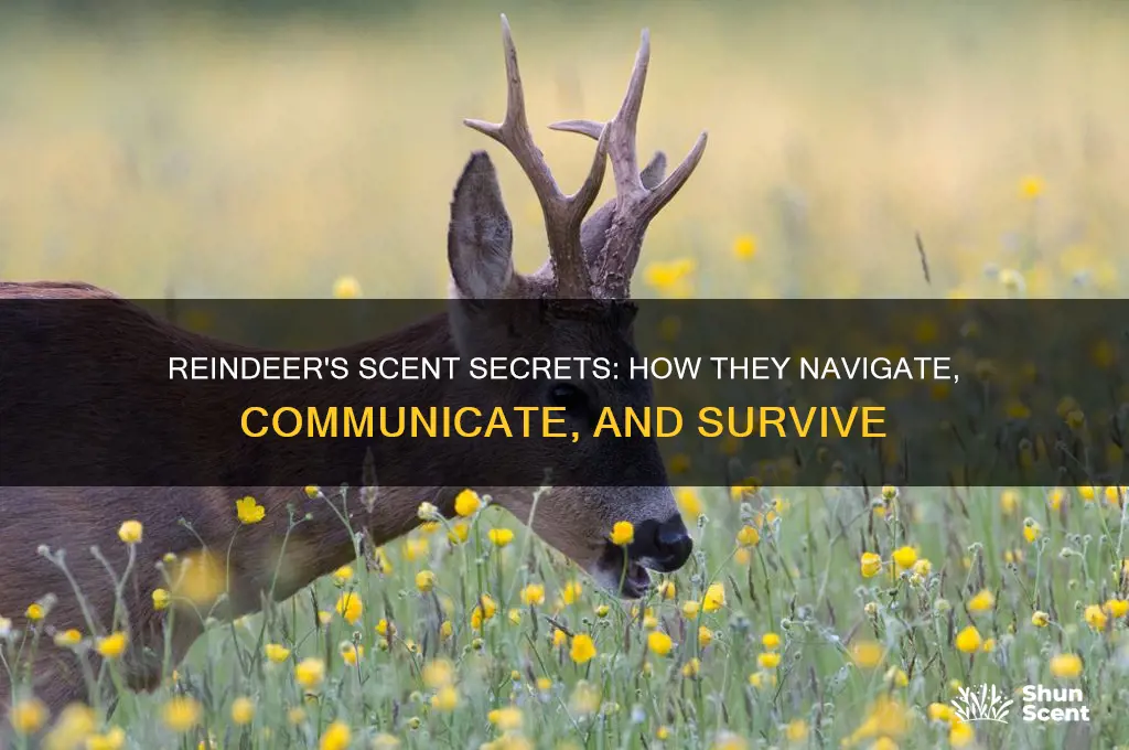 how do reindeer use scent