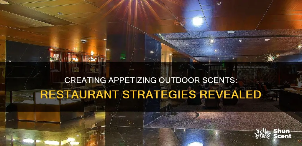 how do restaurants create outdoor aroma