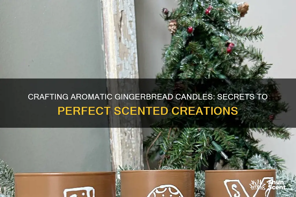 how do they scented gingerbread candles