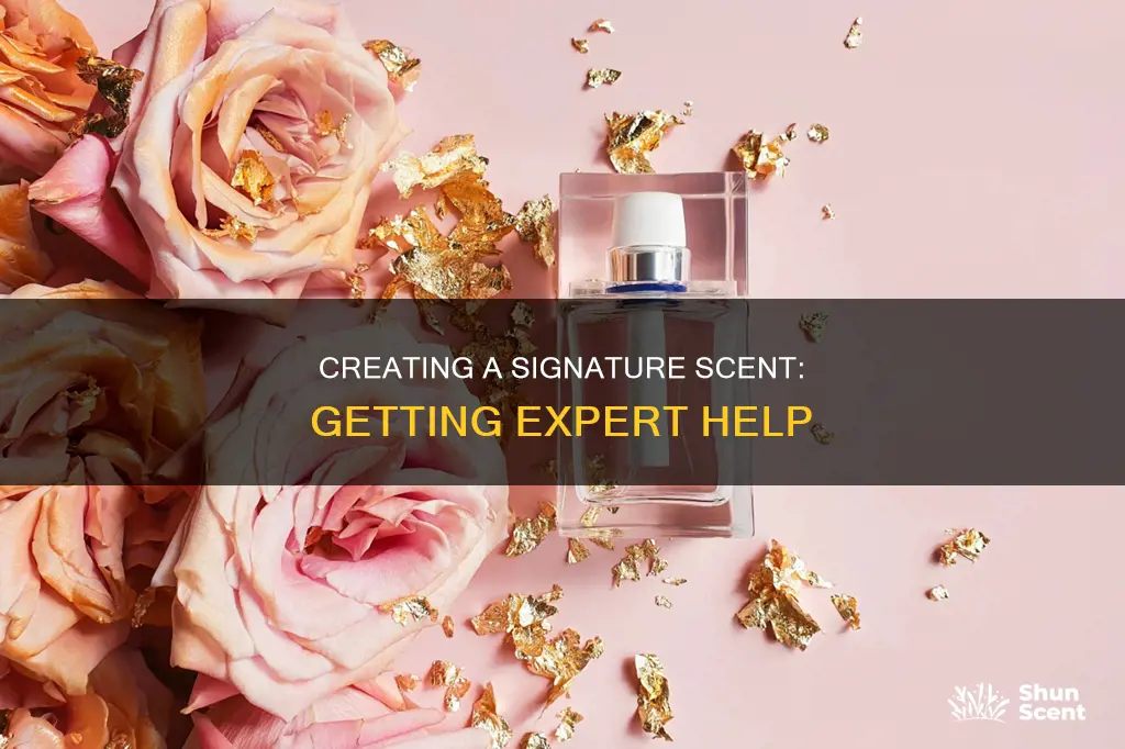 how do u get help to make a signature perfume