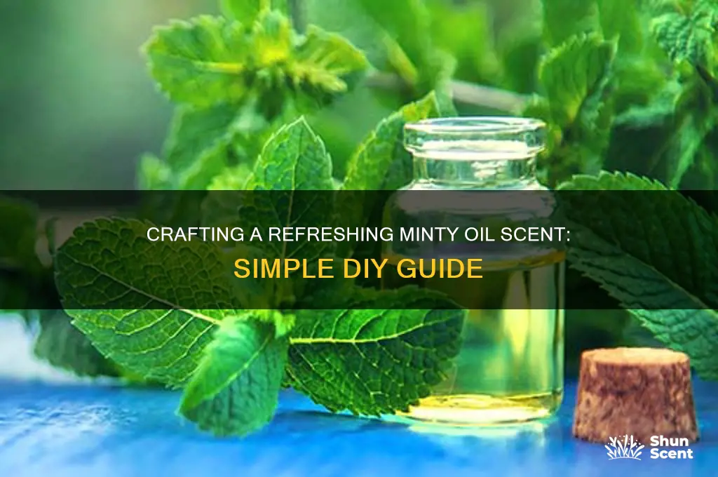 how do u make a minty oil scent