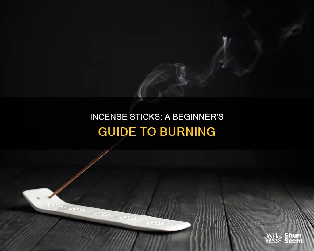 how do u use incense sticks