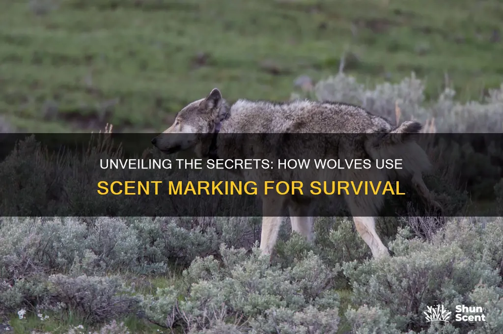 how do wolves scent mark