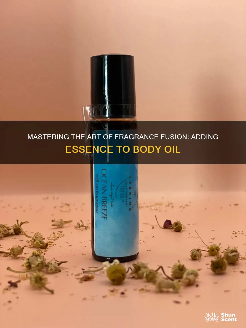 how do you add fragrance to body oil