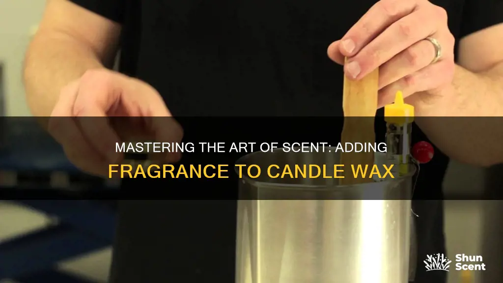 how do you add fragrance to candle wax