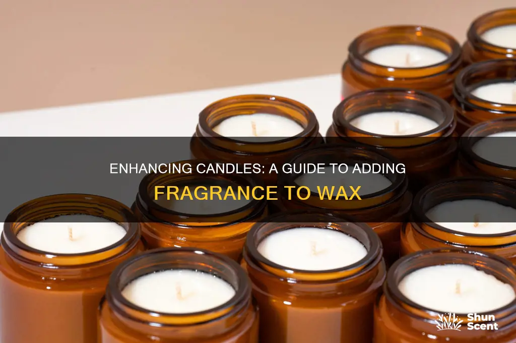 how do you add scent to candle wax