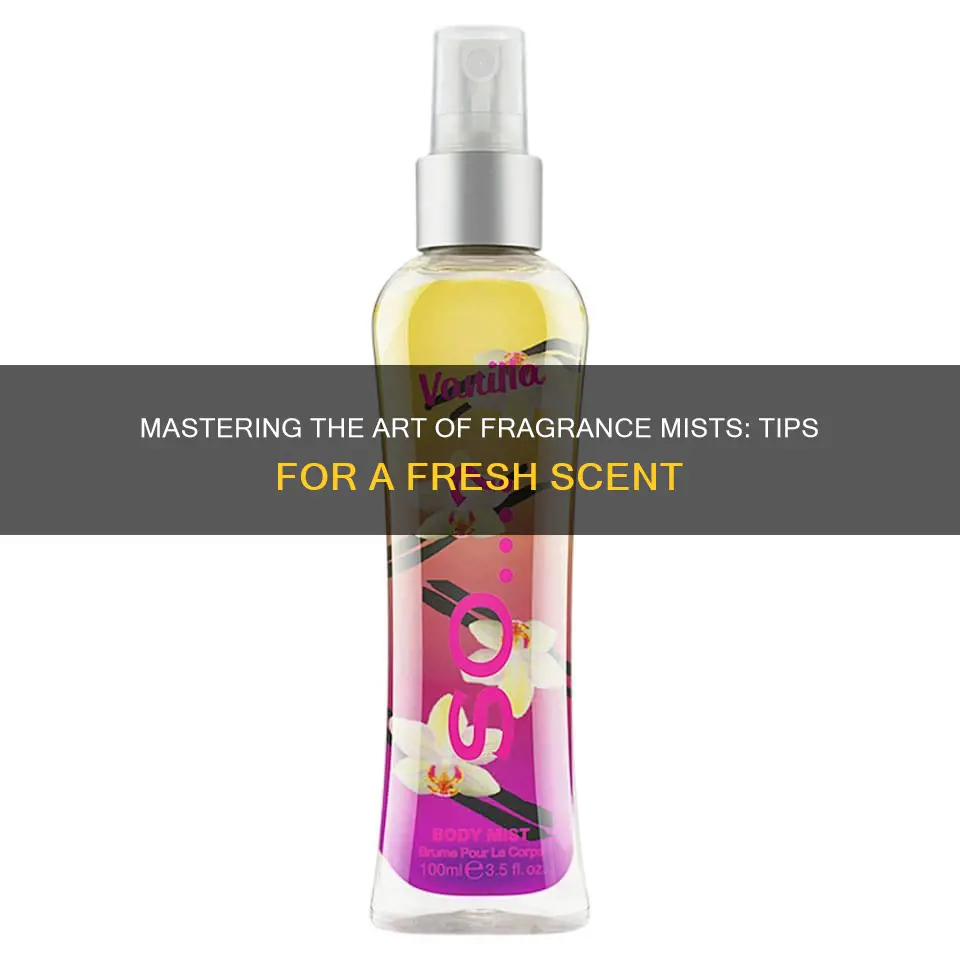 how do you apply fragrance mist