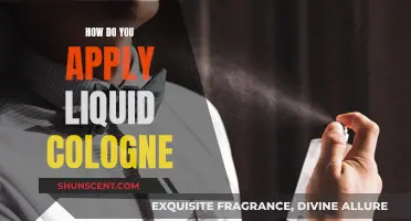 The Art of Applying Liquid Cologne: A Guide