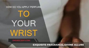 Spraying Perfume: The Wrist Application Technique
