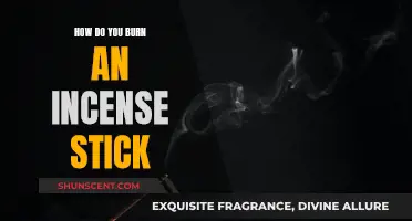 The Art of Burning Incense Sticks: A Beginner's Guide