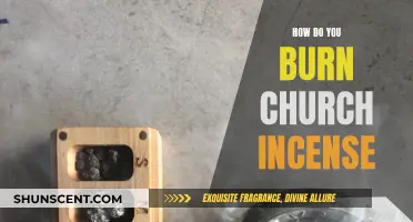 The Art of Burning Church Incense