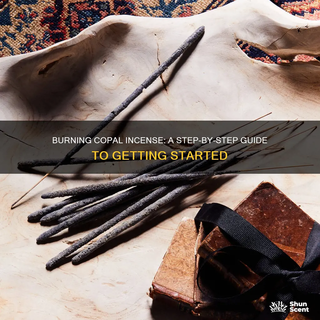 how do you burn copal incense