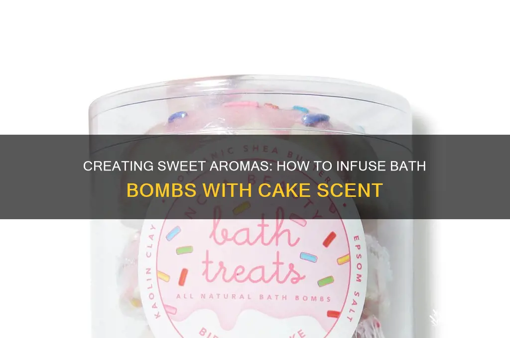 how do you get cake scent in bath bombs