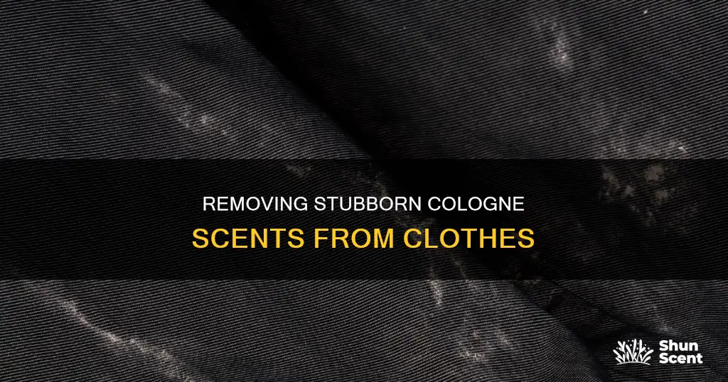 how do you get cologne smell out of clothes