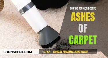 Incense Ash: Removing Stains from Your Carpet