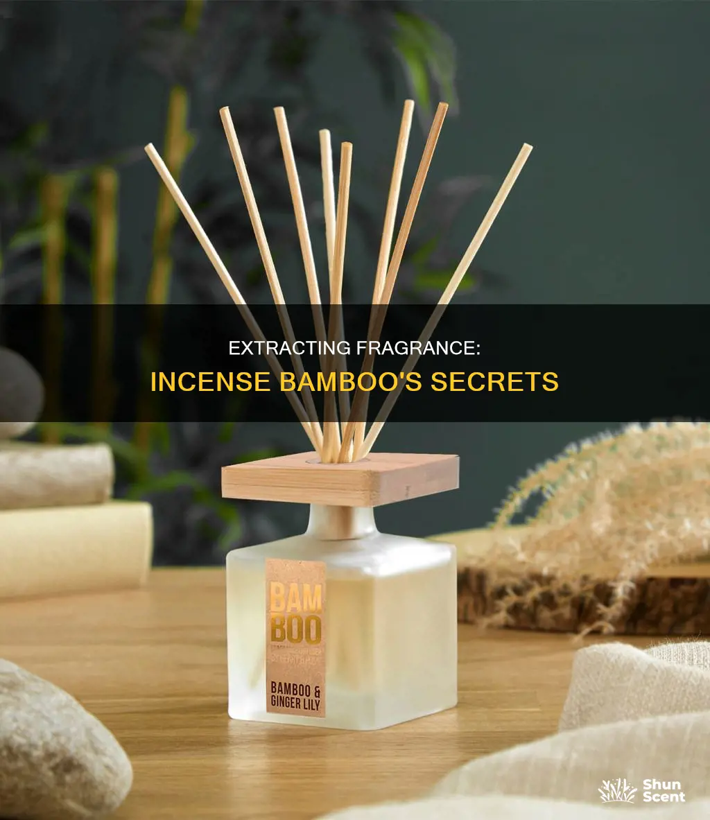 how do you get the scent from incense bamboo