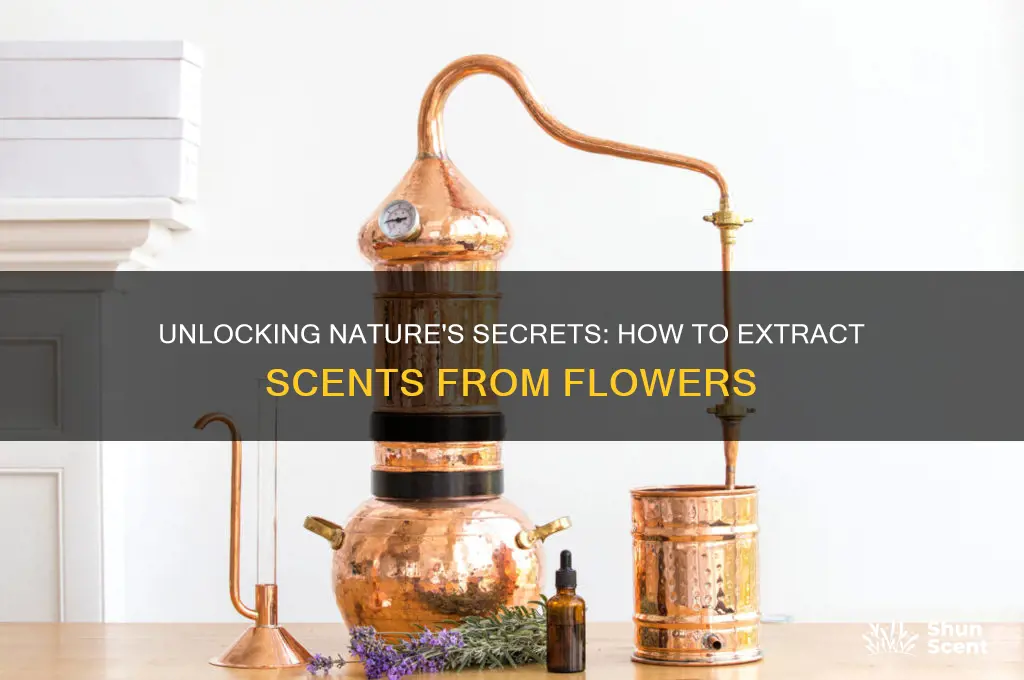 how do you get the scents from flowers