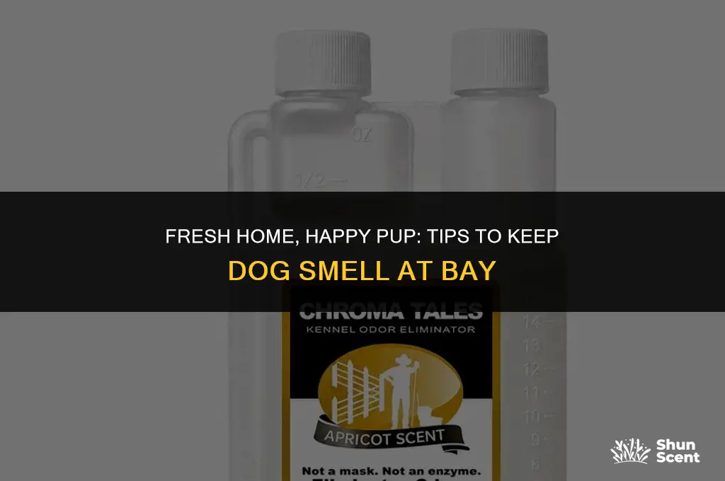 how do you keep dog smell out of house