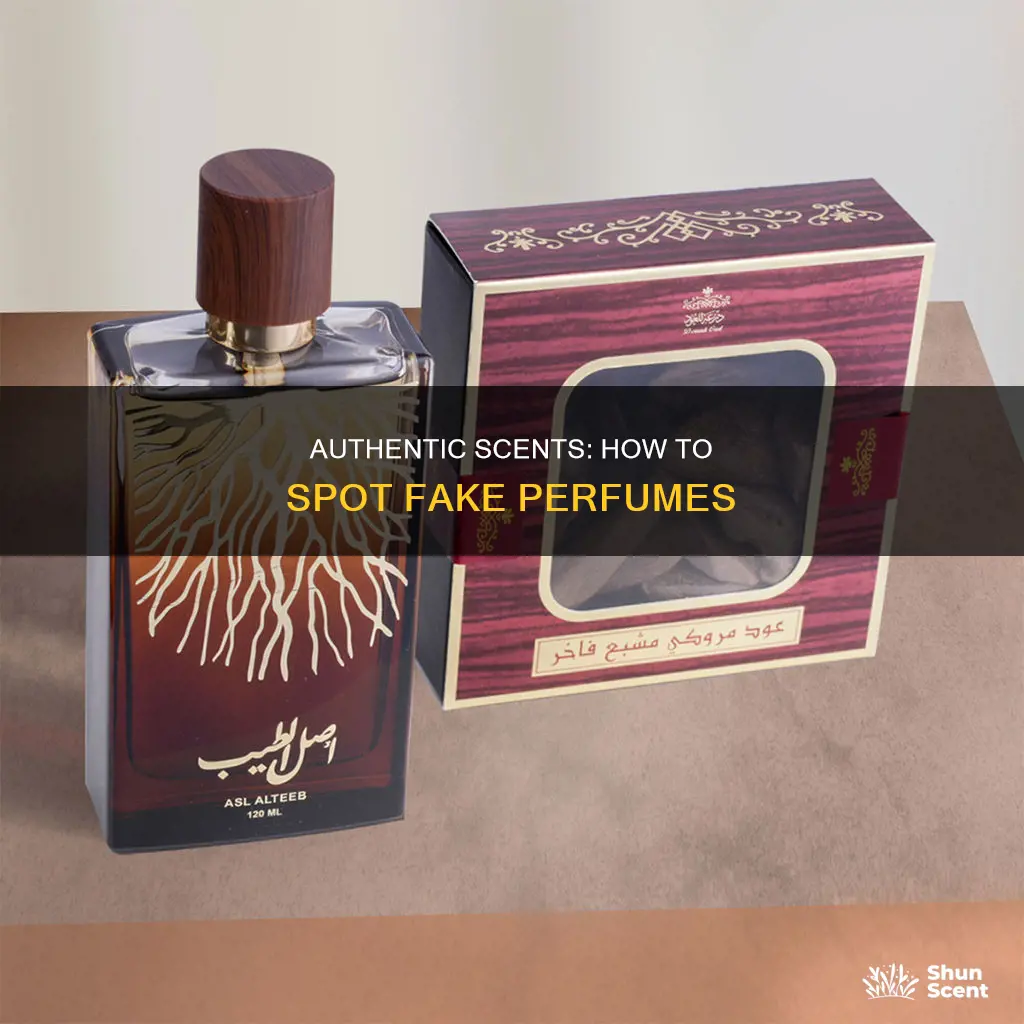 how do you know if perfume is real