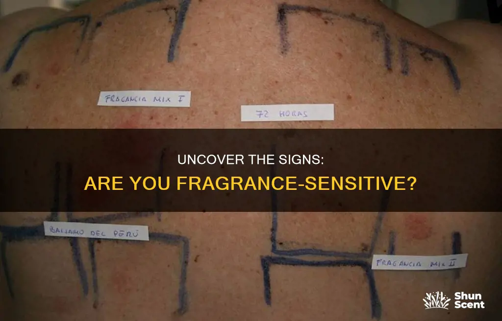 how do you know if you are allergic to fragrance