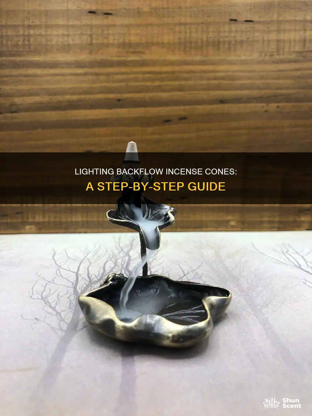 how do you light backflow incense cones